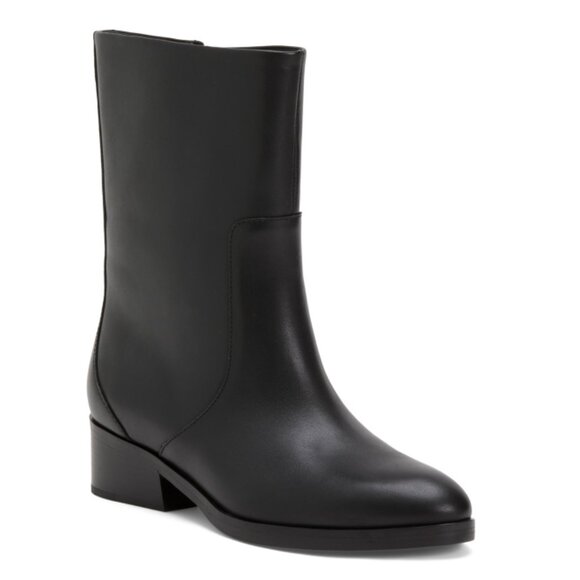 3.1 PHILLIP LIM Black Leather Lucien Boots - Picture 1 of 2